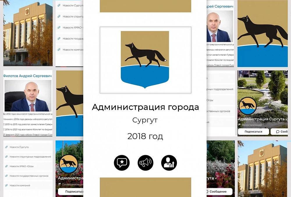Администрация города Сургут - 2018